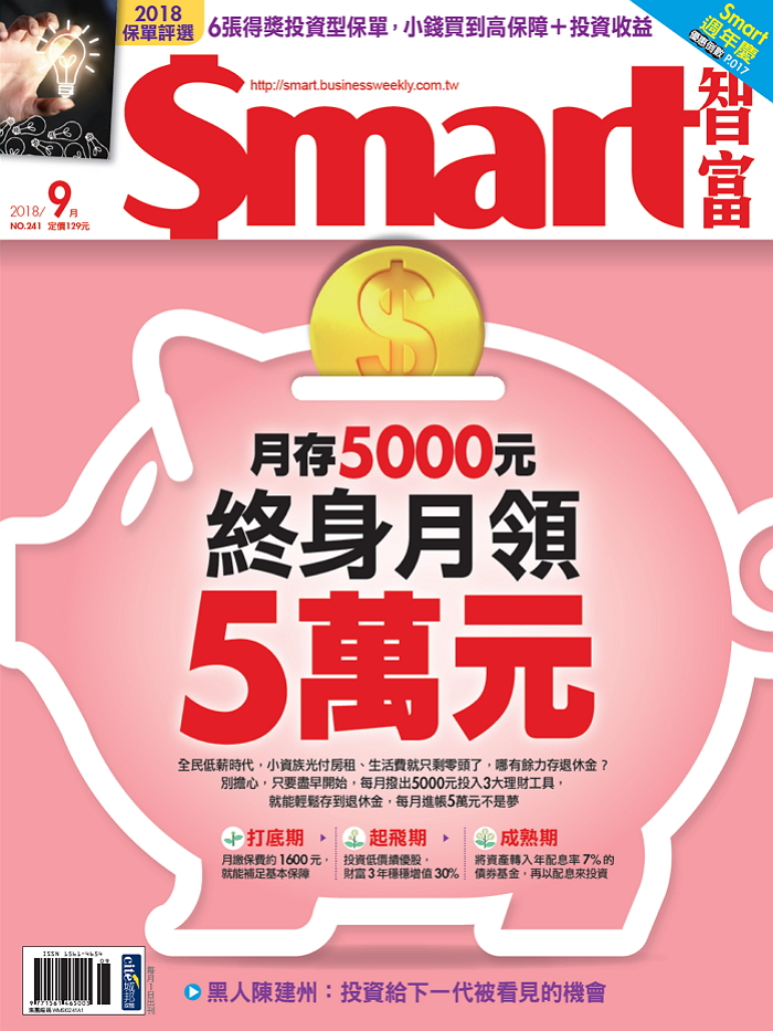 月存5千元 終身月領5萬元